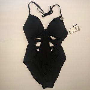 Kenneth Cole Medium Black Swimsuit